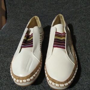 Casual Soft Leather Breathable Loafers Sz8 NWOB